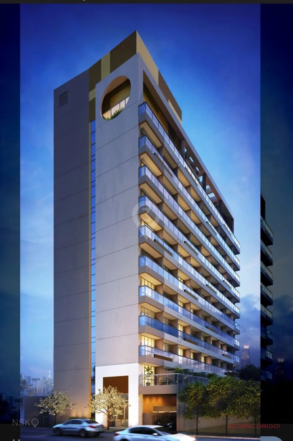 Apartamento com 1 Quarto e 1 vaga à Venda, 22 m² por R$ 420.000,00